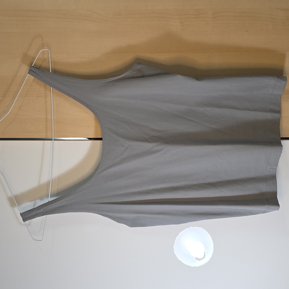 Chico’s Women‎ Gray Sleeveless Career Vest Shirt For Under Blazer Sz 2/Large/12